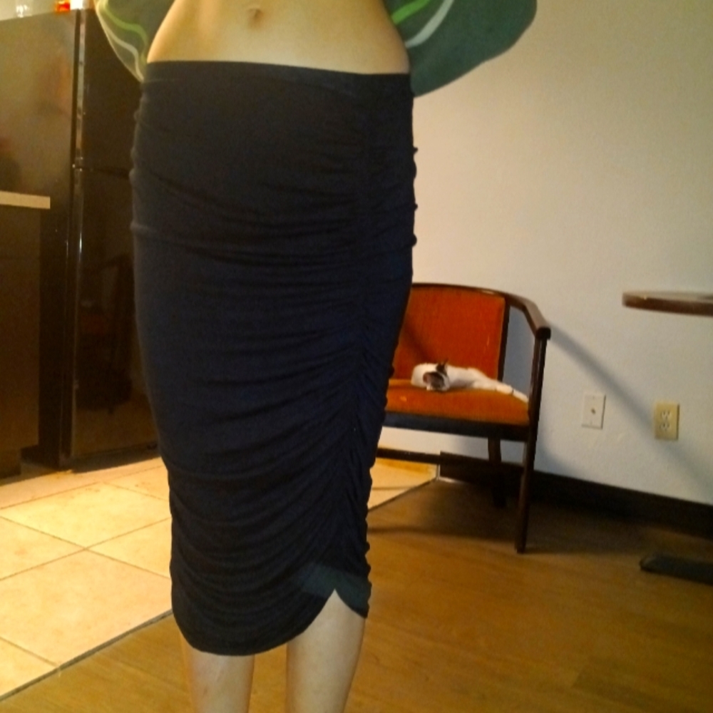 Long Pencil skirt